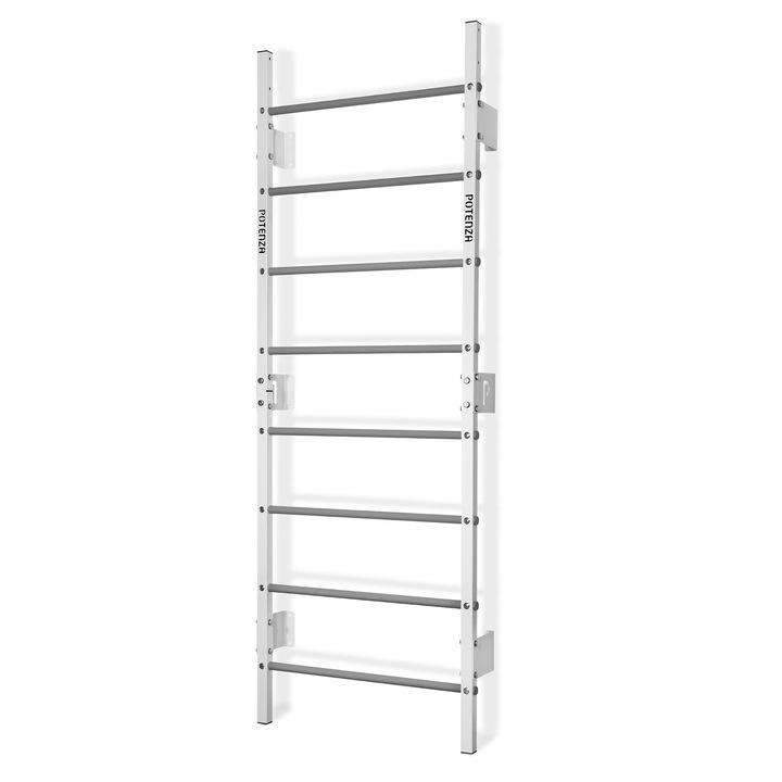 Spalier Gimnastica, Potenza, 230x81 cm, Otel, Alb