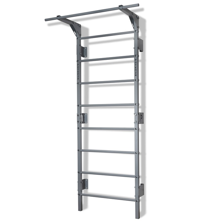 Spalier Gimnastica, Potenza, Cu Bara, 230x81 cm, Otel, Gri