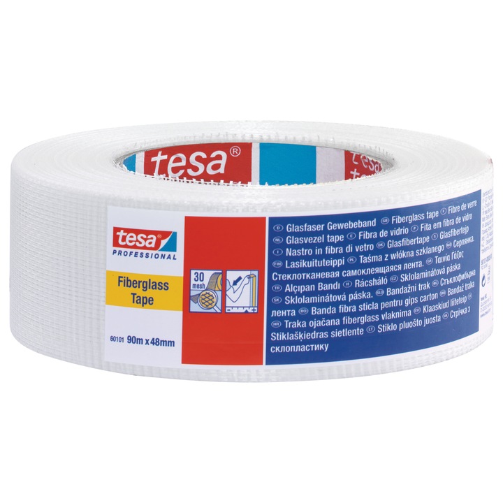 Самозалепваща лента, Tesa, Армирана 90m x 48mm