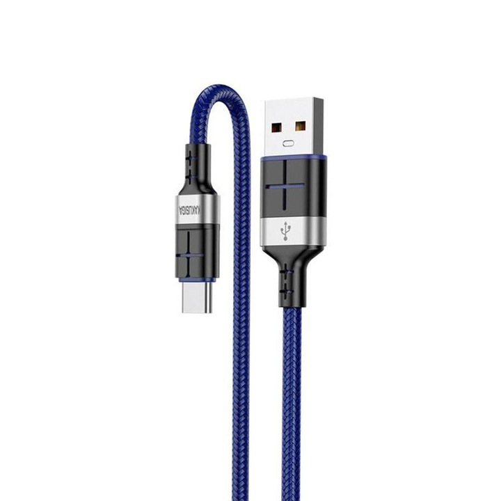 Kaku KSC-696 USB-A - USB-C 18W 2.4A 1.2m adatátviteli és töltőkábel, kék
