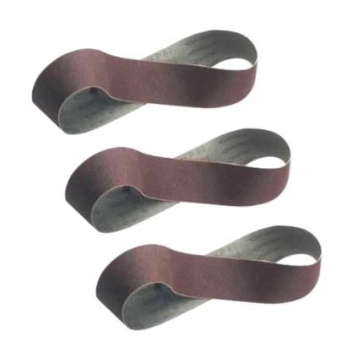 3 db EINHELL csiszolószalag készlet, 100 x 914 mm, szemcsék 60, 80, 120