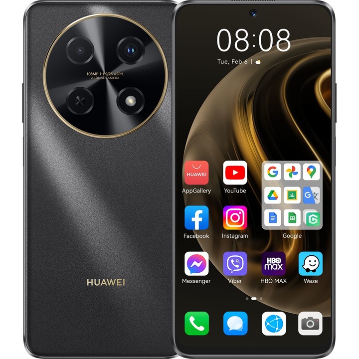 Смартфон HUAWEI nova 12i, 8GB, 256GB, Black