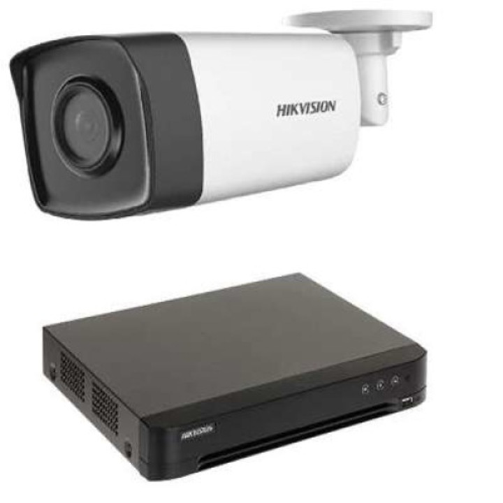 Set supraveghere video, 2 Camere, Rezolutie 4MP, Viziune nocturna, 50x60''