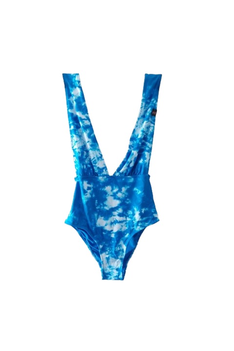 Цял дамски бански Undiz, син, полиамид, размер XS