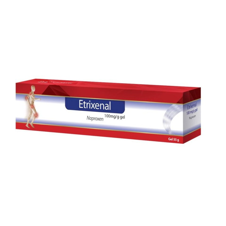 Etrixenal gel, efect analgezic si antiinflamator, 55 g, Walmark