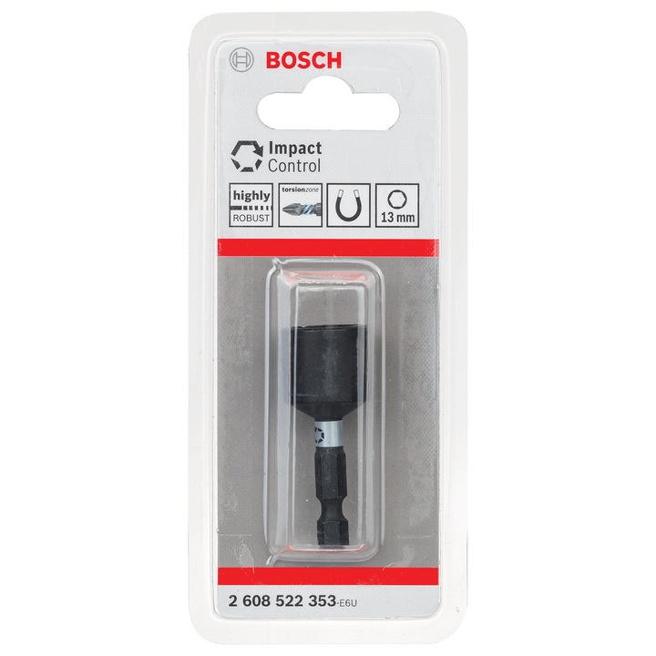 Cheie tubulara de impact Bosch 2608522353, 13x50 mm, 1/4 inch