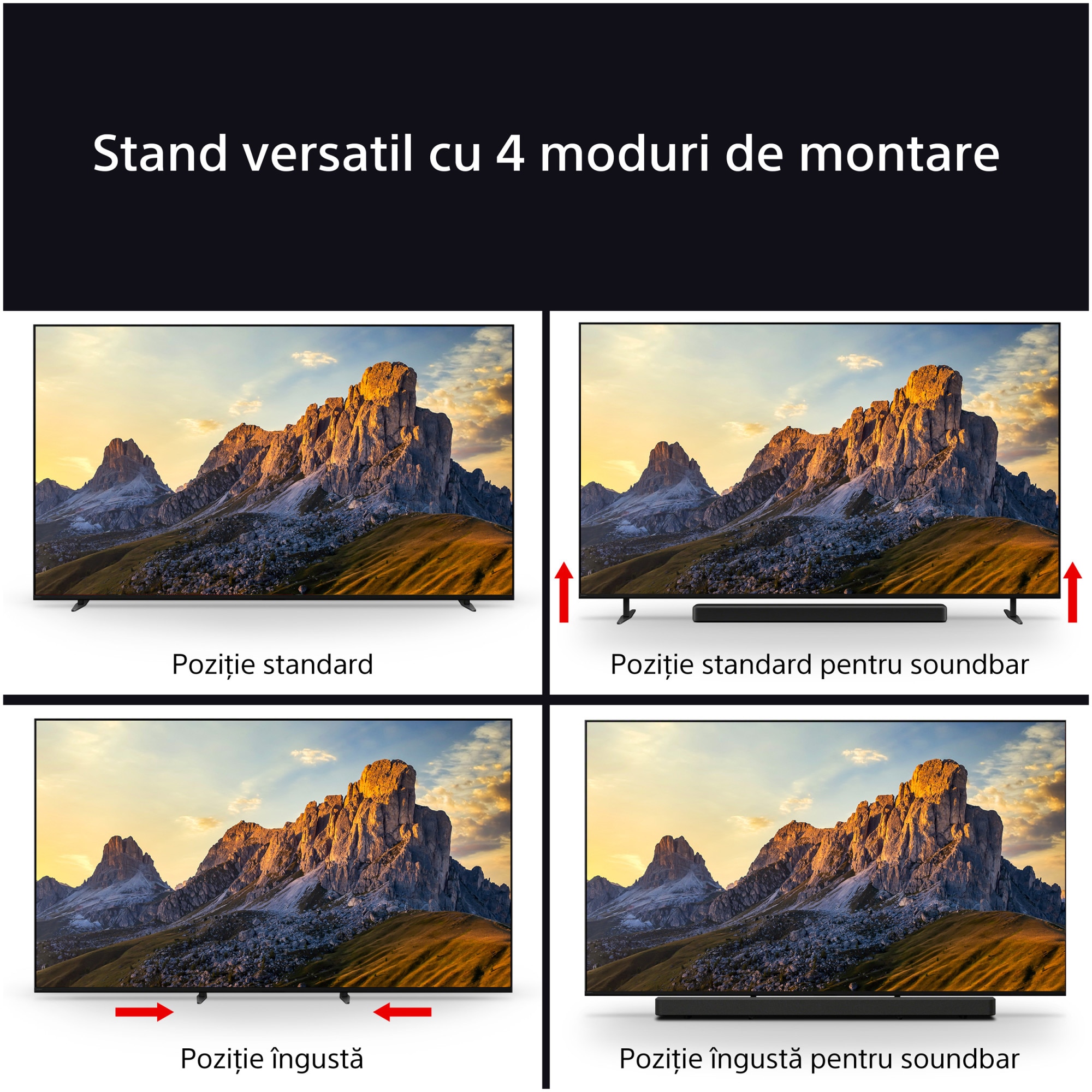 Televizor Sony BRAVIA 7 QLED XR l Mini LED 75XR70, 189 cm, Smart Google TV, 4K Ultra HD, 100 Hz, Clasa D (Model 2024)
