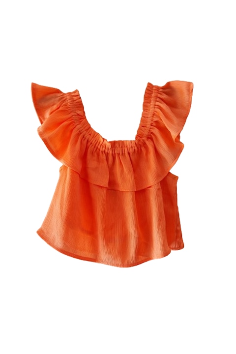 Maieu dama Undiz, portocaliu, poliester, marimea XS