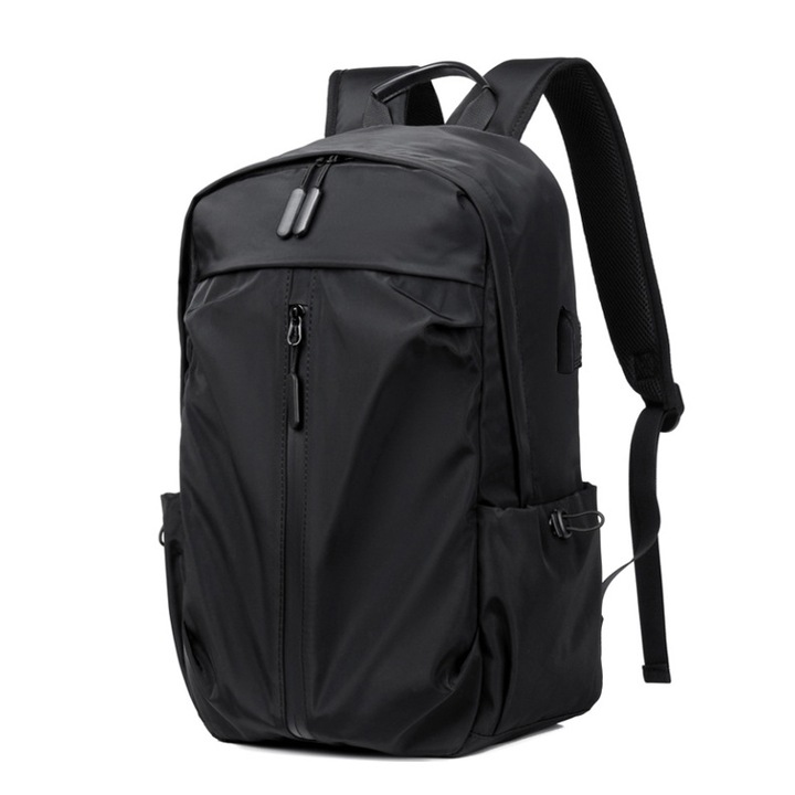 Rucsac zilnic, impermeabil, compartiment laptop 15.6", negru, 30x45x14.5cm