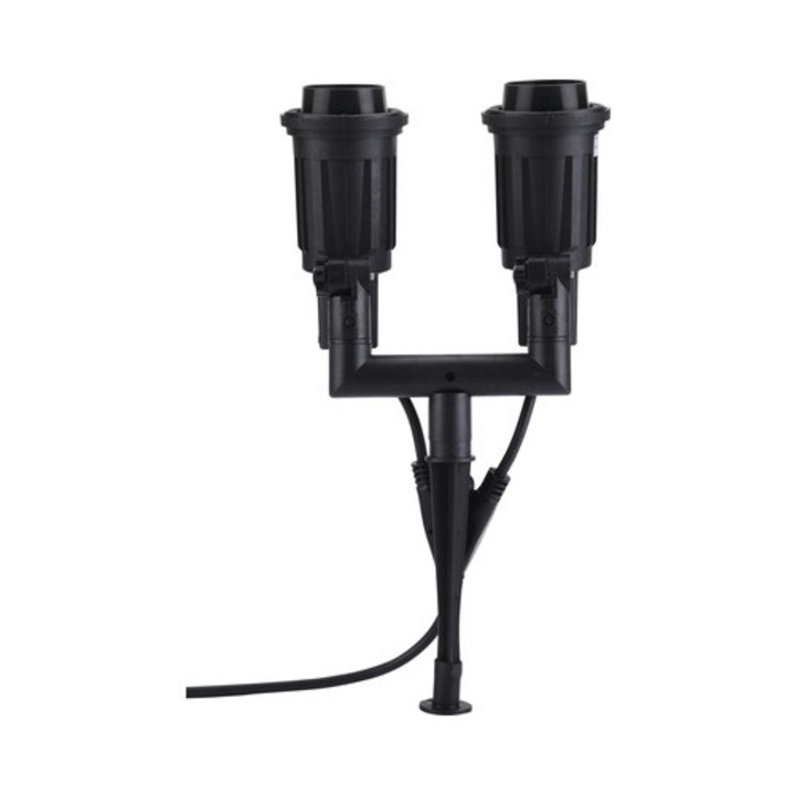 Proiector Spot Verpackungsdesign 2x80w, Pentru Exterior Ip44, Negru