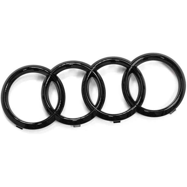 Emblema auto Rqiurpn, Black Edition, Negru, 27,2x9,5cm