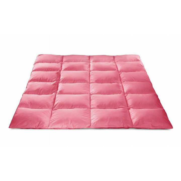 Pilota PIOREX, antialergica, 4 anotimpuri, 200x220cm, poliester, roz