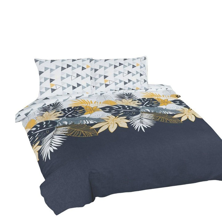 MATEX ágynemű garnitúra, 3 részes, pamut, 160x200cm, 70x80cm