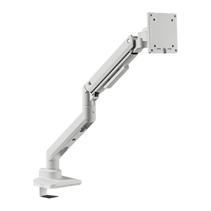 Suport birou 1 monitor Serioux MM69-C012, gas spring, 17″-49″, 20kg, alb