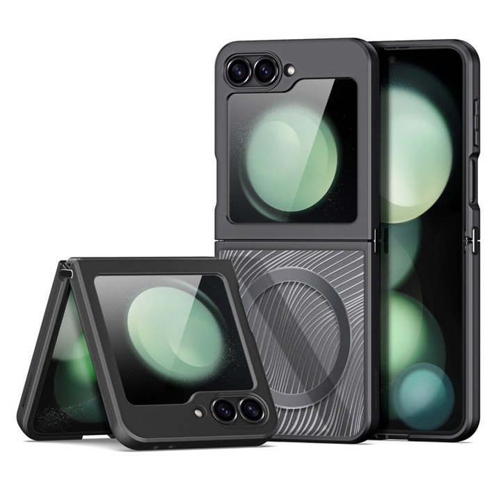 Калъф Dux Ducis, за Samsung Galaxy Z Flip6 - Aimo Series - черен