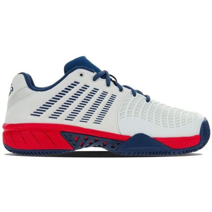 Pantofi tenis K-Swiss Hypercourt Express Light 3HB, pentru barbati, multicolor, Alb