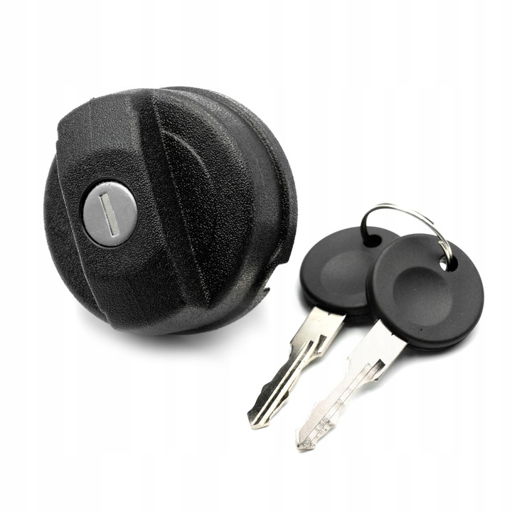 Üzemanyagsapka, Kulccsal, Volvo S80 1998-2006-os modellekkel kompatibilis, Műanyag, Fekete