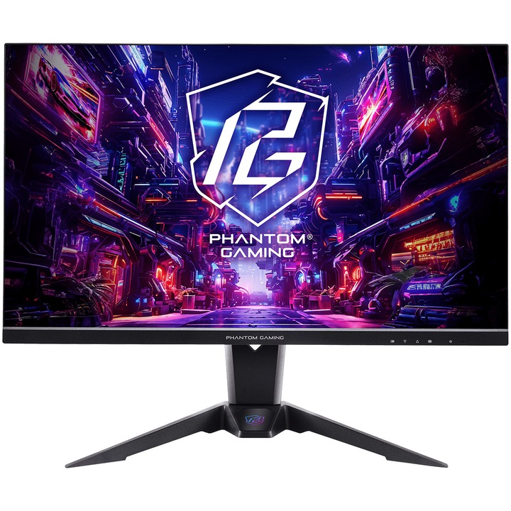 Monitor Asrock Gaming PG27QFT2A 27" QHD, 1ms, 180Hz, Ingyenes szinkron, fekete
