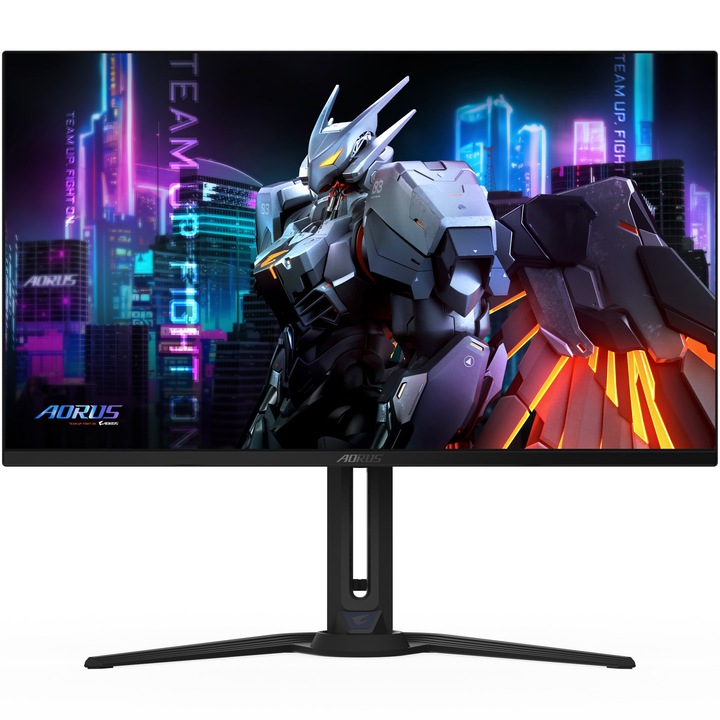 Monitor Gaming OLED Gigabyte AORUS FO32U2, 31,5 hüvelykes, 3840 x 2160 (UHD), 240 Hz, 0,03 ms, free sync, fekete