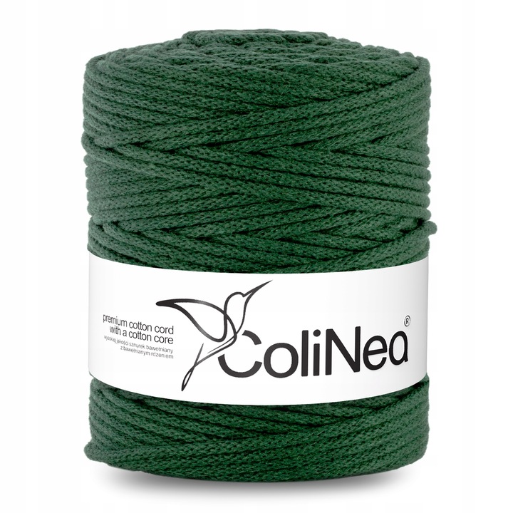 ColiNea textilszál, pamut, 5mmx200m, zöld