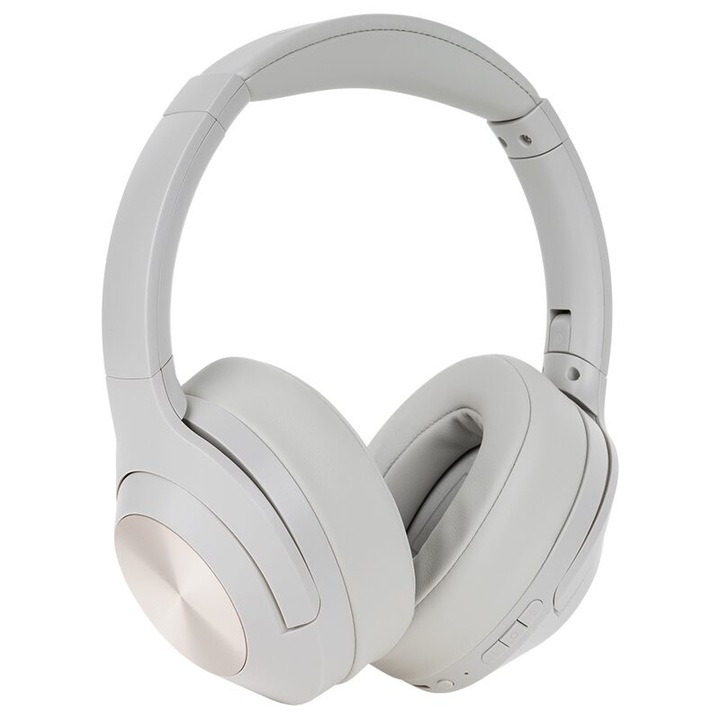 K&M vezeték nélküli fejhallgató, On ear, Bluetooth, 25 órás autonómia, mikrofon, átmérő 40 mm, szürke