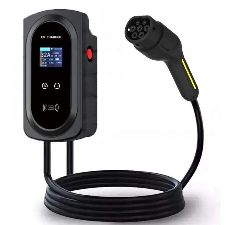 Incarcator de perete inteligent pentru masina electrica inteligenta EVsilence Enjoe trifazat 11KW 3x16A tip 2