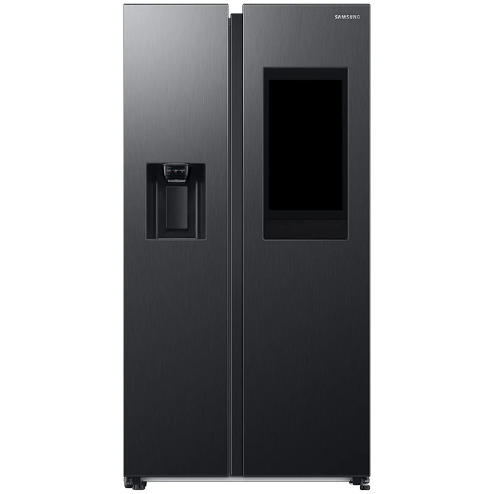 Samsung RS6HDG883EB1EF Side by Side hűtőszekrény, 614 l, Family Hub képernyővel, fekete