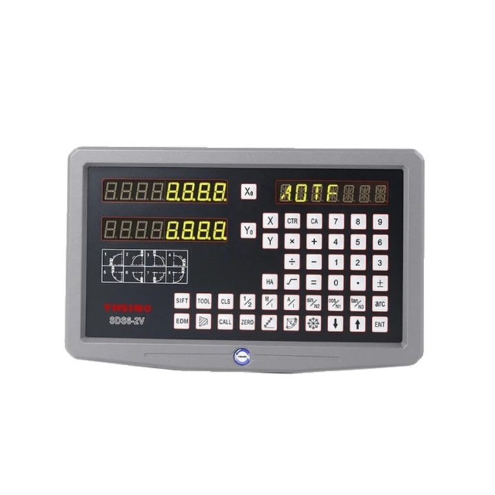 Digitális esztergakészlet, fém tok, 2/3 tengely, 110V, 115W, AC 80V~250V / 50HZ~60HZ, 50x60''