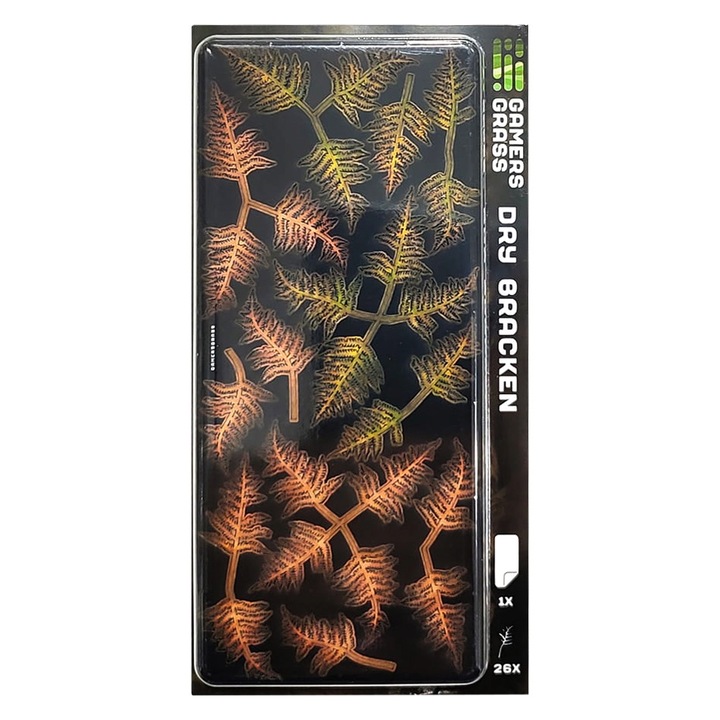 Plante pentru diorame Feriga Uscata, GamersGrass, 26 frunze, multicolor