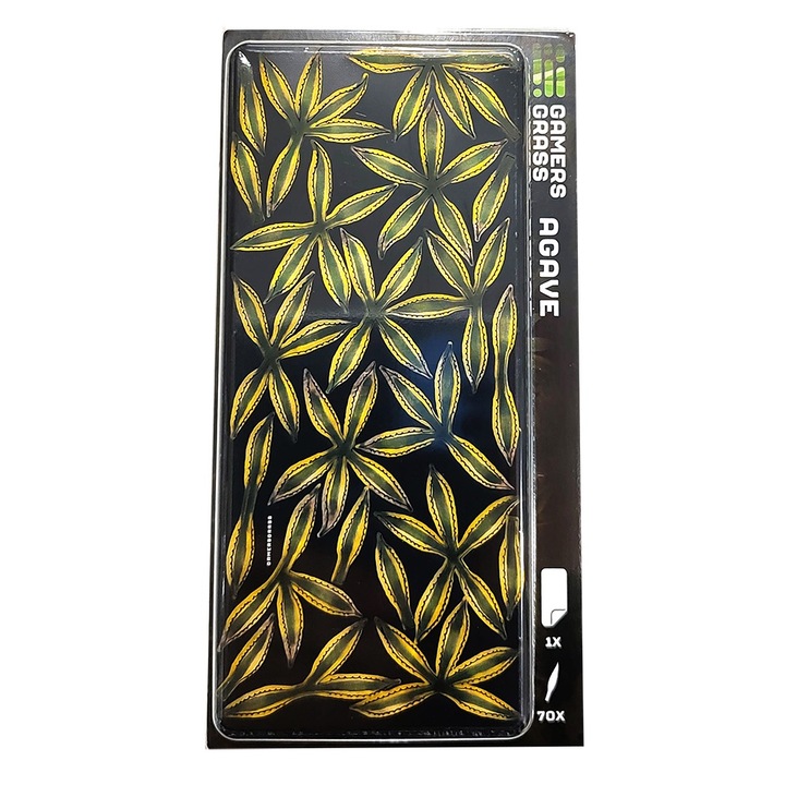 Plante pentru diorame Agave, GamersGrass, 70 frunze, multicolor