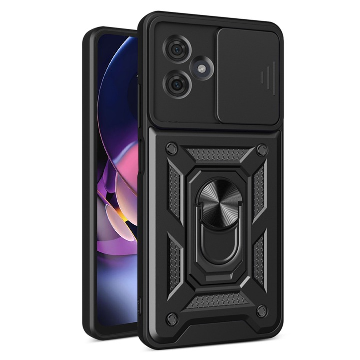 Motorola Moto G54 Power Edition / G64 burkolat - Techsuit CamShield Series - fekete
