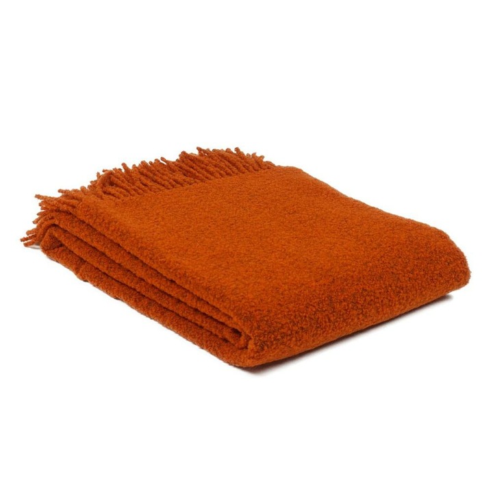 Patura Kampol, Lana, Portocaliu, 140x200 cm