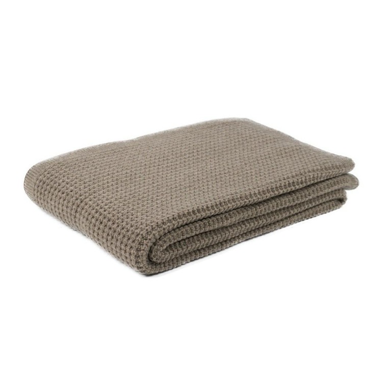 Patura Kampol EMMA, 100% lana merino, 130x170cm, bej