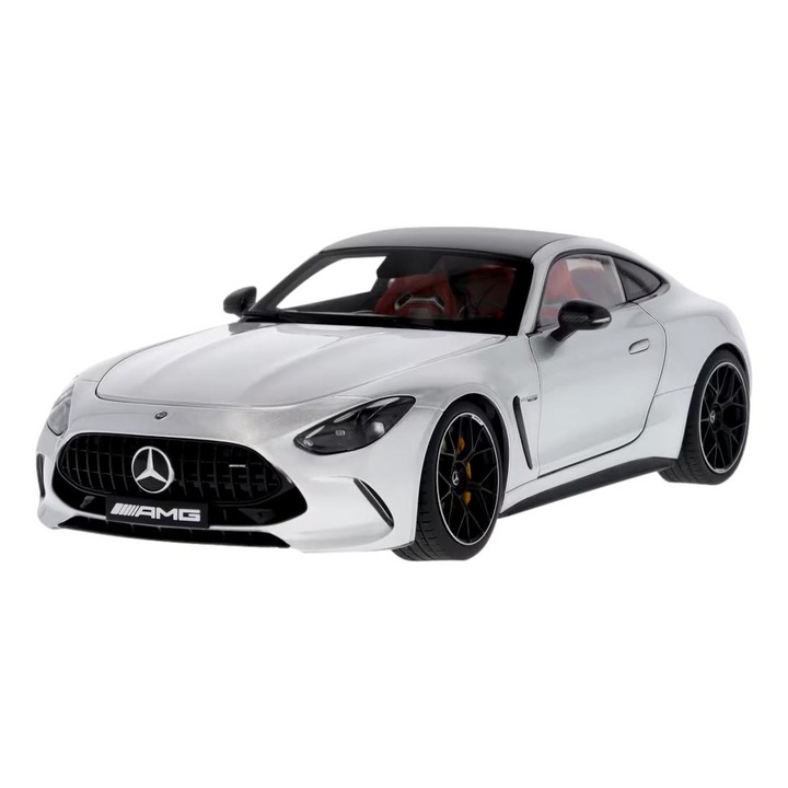 Macheta auto, Mercedes AMG GT 63 Coupe C192, Scara 1:18, Argintiu, 26.3cm