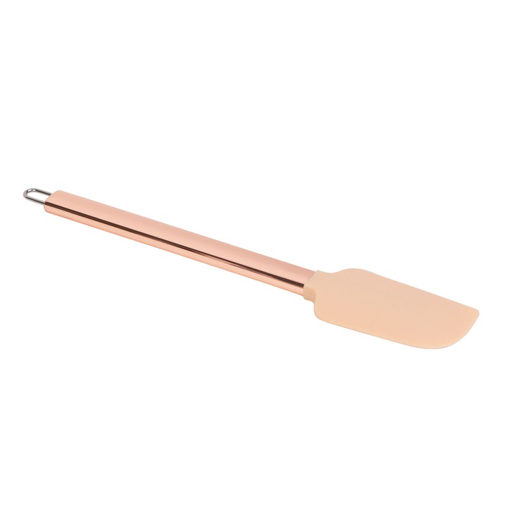 Szilikon spatula rozsdamentes nyéllel - 29 x 5,2 x 1 cm - Barack