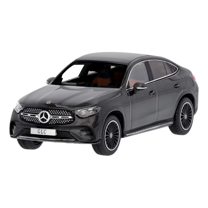 Autómodell, Mercedes GLC Coupe AMG C254, 1:43 méretarány, grafitszürke, 11,1 cm, iScale