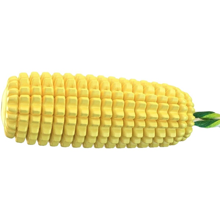 NOUSEG kutyajáték, harapásálló, fogtisztító, csipogó, sárga