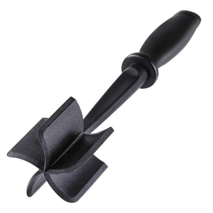 NOUSEG húsdaráló, Nylon, hőálló, fekete