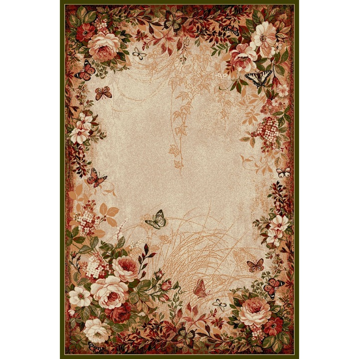 Modern szőnyeg, Home Vista, Lotos 15003, Zöld, 250x350 cm