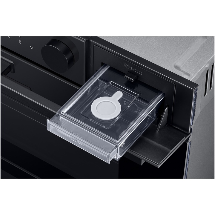 Cuptor incorporabil Samsung NV7B6799JAK/U2, Electric, 76 l, Autocuratare pirolitica, Dual Cook Steam, AI Pro Cooking, Camera, Dual Cook Flex , WiFi, Negru