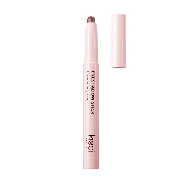 Fard de pleoape stick HECI BEAUTY, rezistent la apa, iluminator, maro mocha, 1.75g