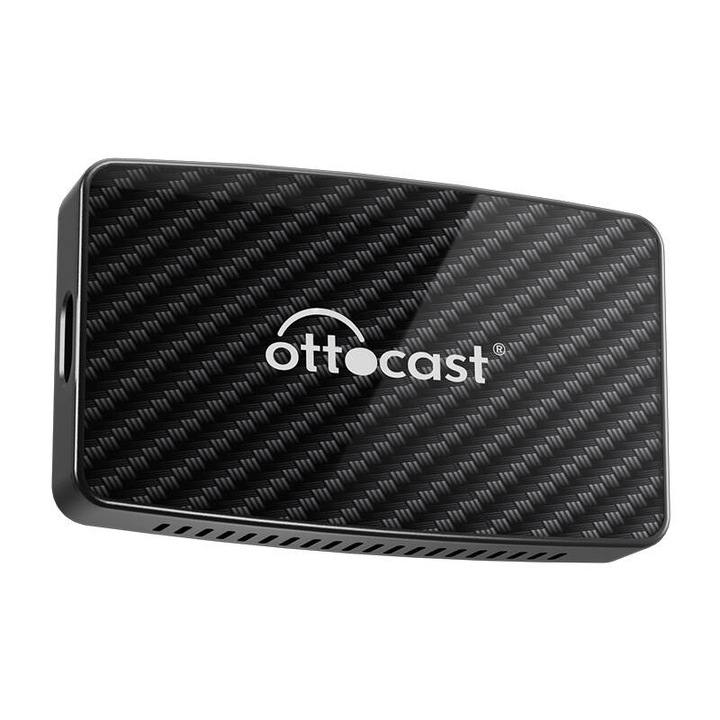 Безжичен адаптер Ottocast CA400-S, 4-в-1 Carplay, Android, Android Auto, Play2Video Pro, черен