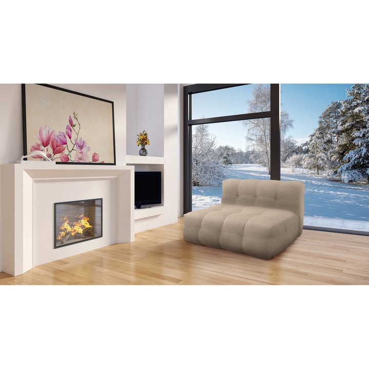 Fotoliu Bellezza, 120x104x72 cm, Bej sand