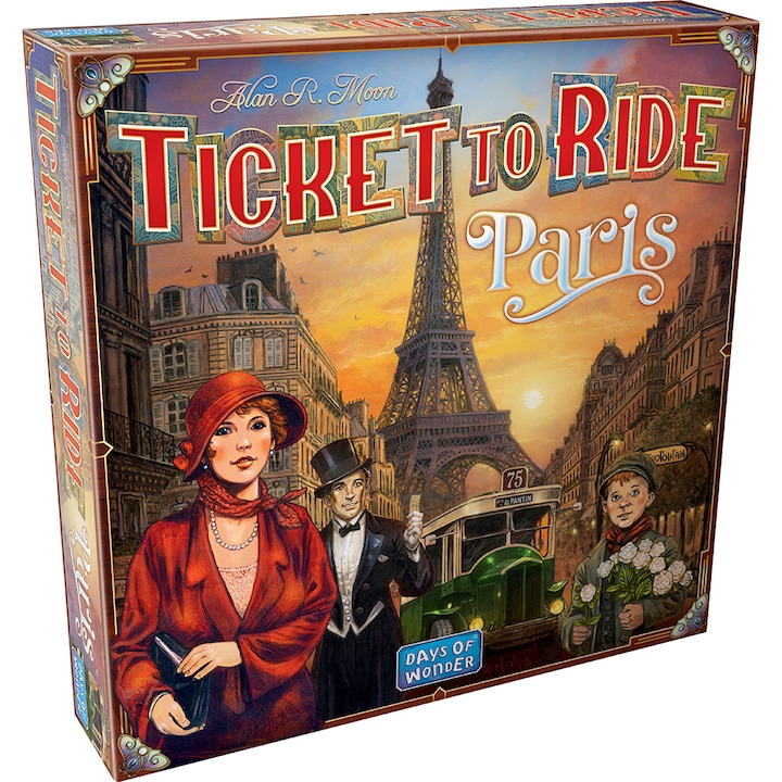 Игра Asmodee - Ticket to Ride Paris, Английски език