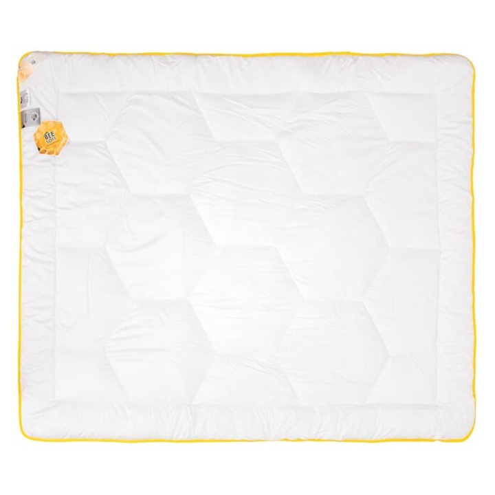 Pilota antialergica 180x200 Bee Soft Satin cald 1600g alb
