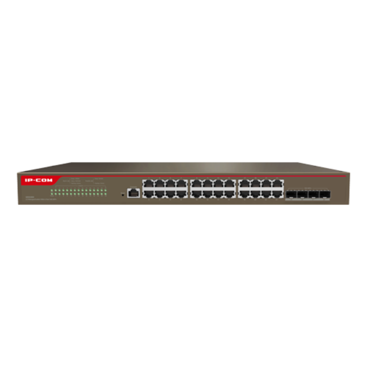 Превключвател 24 Gigabit порта, 4 SFP+ 10Gbps порта, управление - IP-COM G5328X