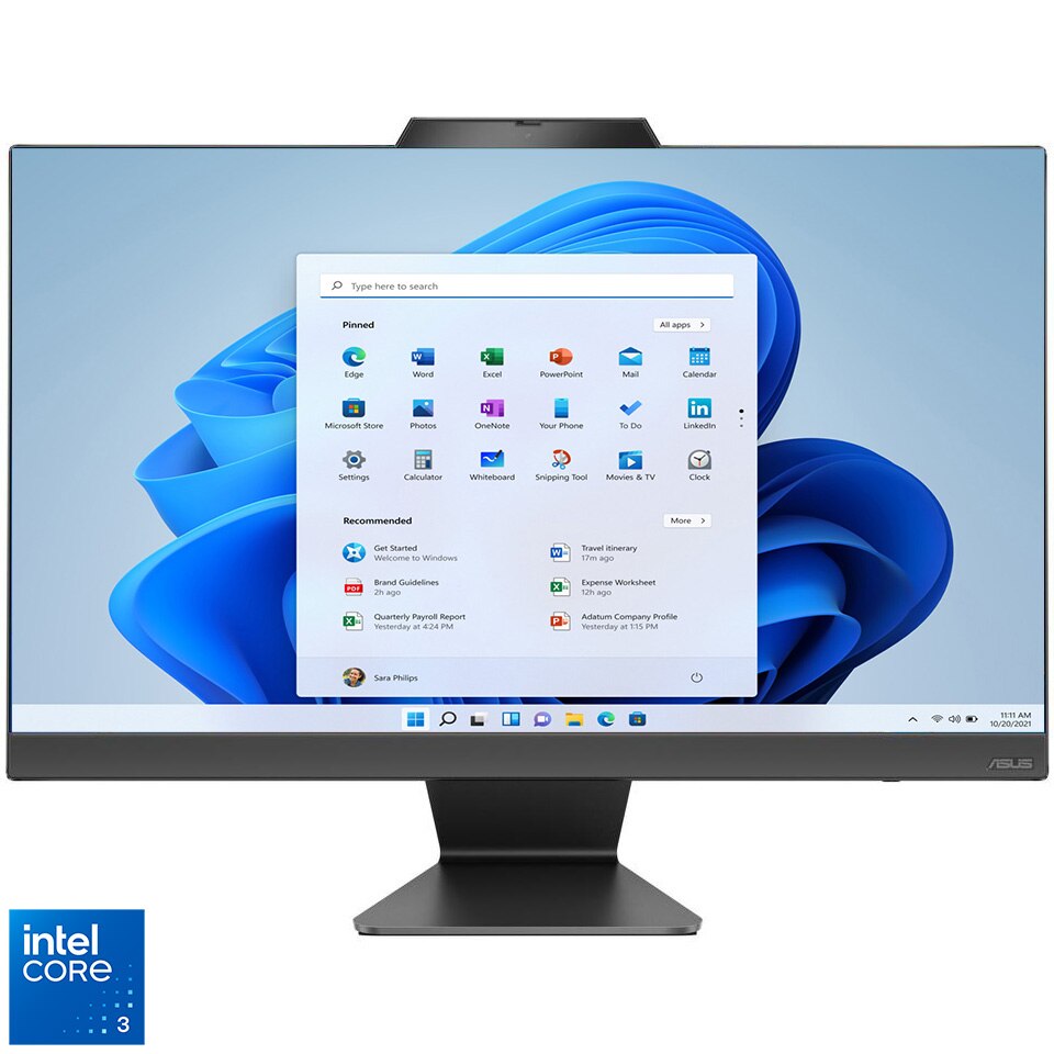 Sistem All-in-One Asus ExpertCenter E3402WVAK cu procesor Intel