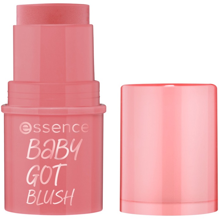 Pirosítópálca Essence Baby Got Blush, 5,5 g, 30 Rose All Day árnyalat, rózsaszín