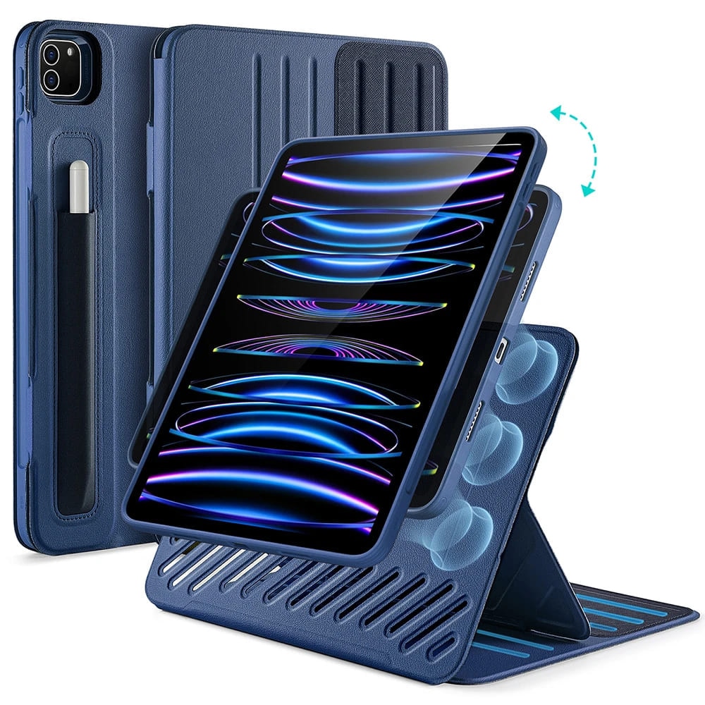 Husa pentru iPad Air 4 (2020) / Air 5 (2022) / Air 6 (2024) - ESR Shift Magnetic - Blue