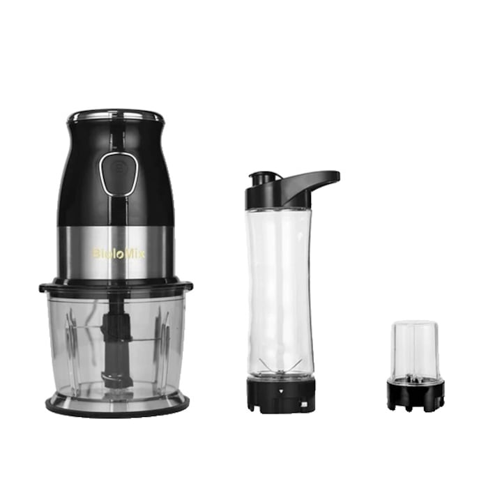 Blender, 2L, 2200W, 6 lame, cu functii variate, T5300T N 600ML JAR, priza EU
